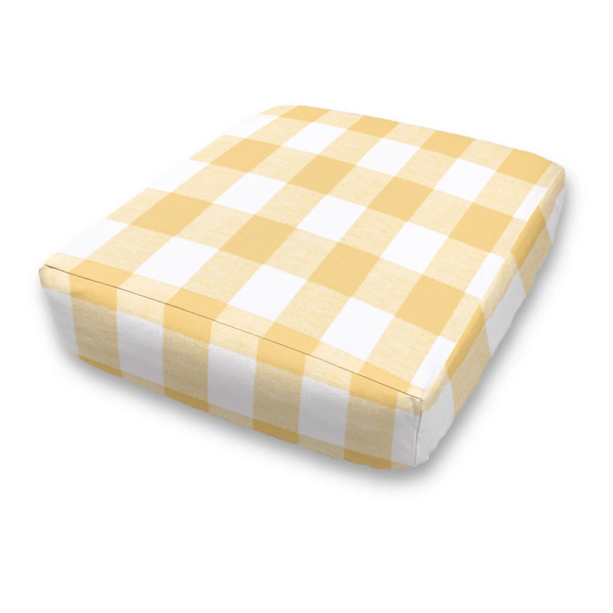 Custom Elastic Fitted & Protective Cushion Cover - Cotton Buffalo Plaid